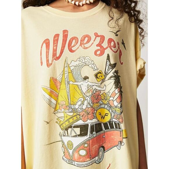 DAYDREAMER Weezer Collage Onesize (OS) Tee New with Tag MSRP $84 SOO - Picture 2 of 16